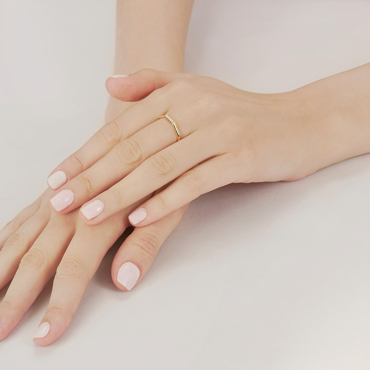 Fingers Play' 18K Yellow Gold Diamond Ring