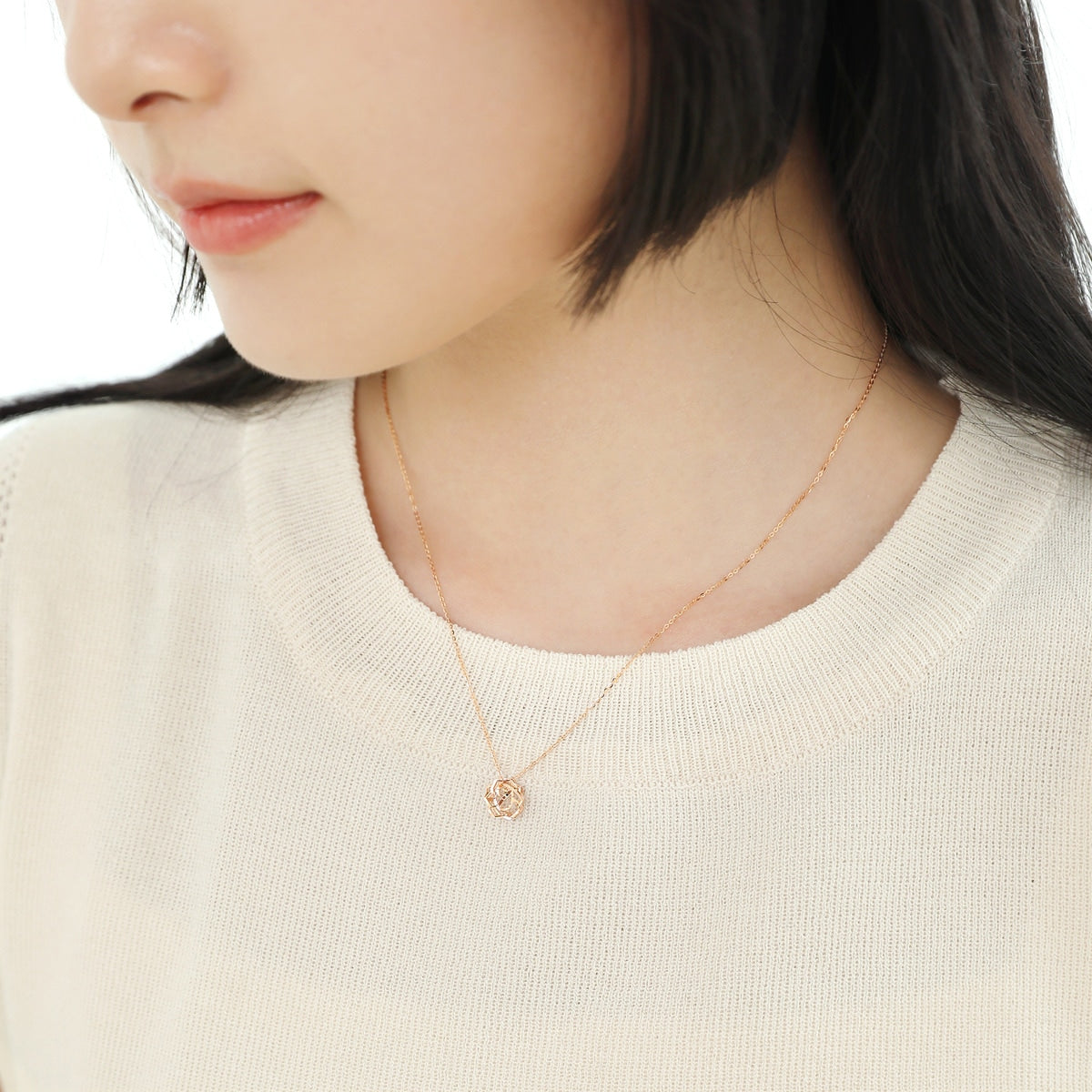 18K Rose Gold Necklace