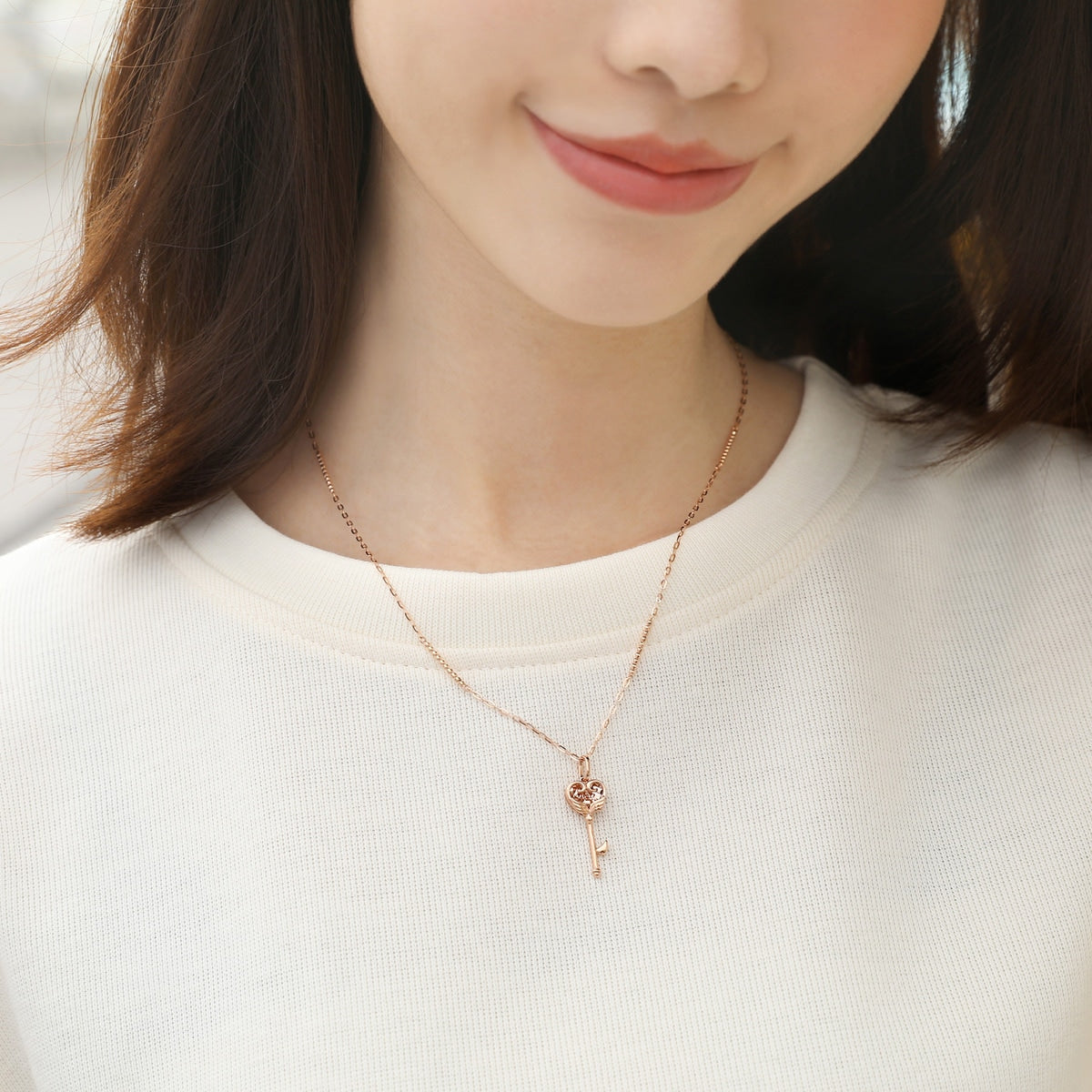 18K Rose Gold Pendant