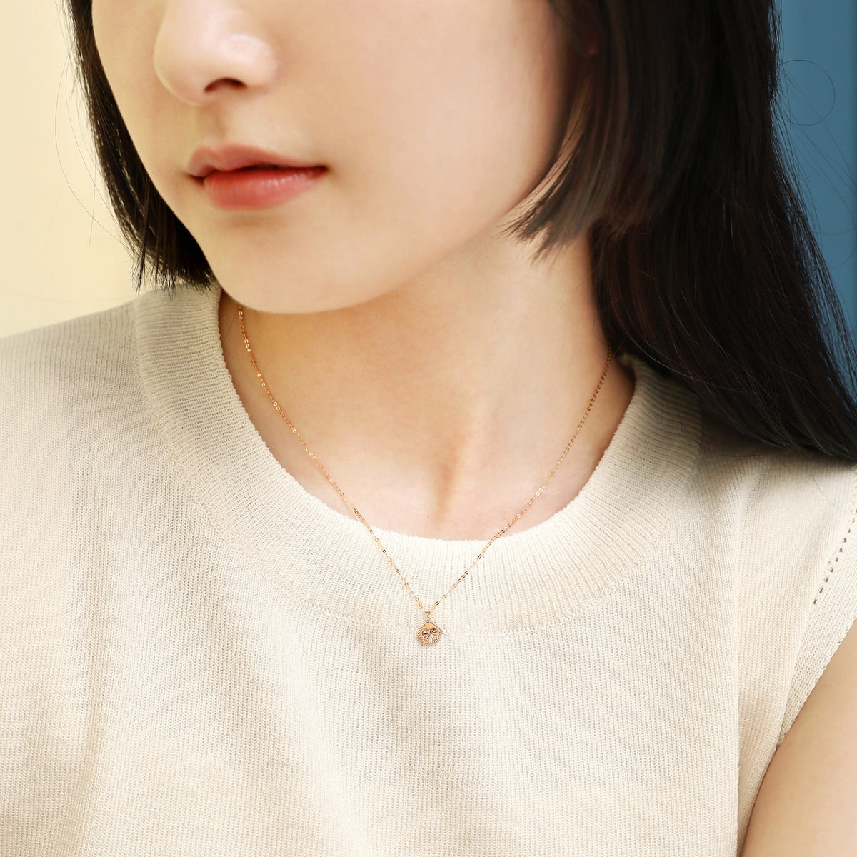 18K Rose Gold Necklace