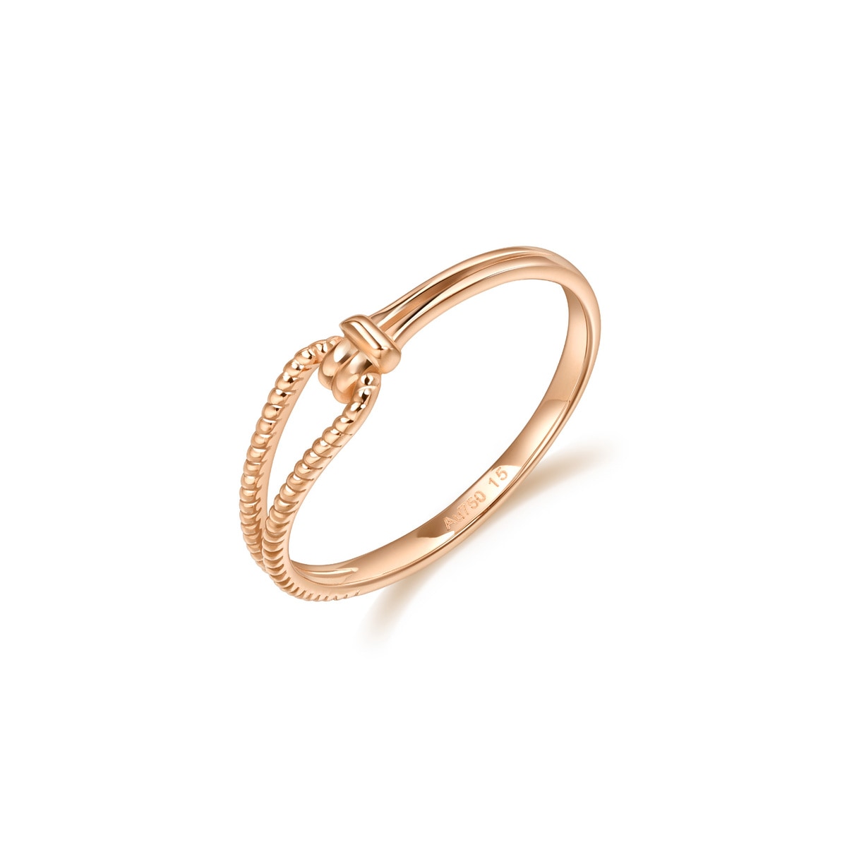 18K Rose Gold Ring