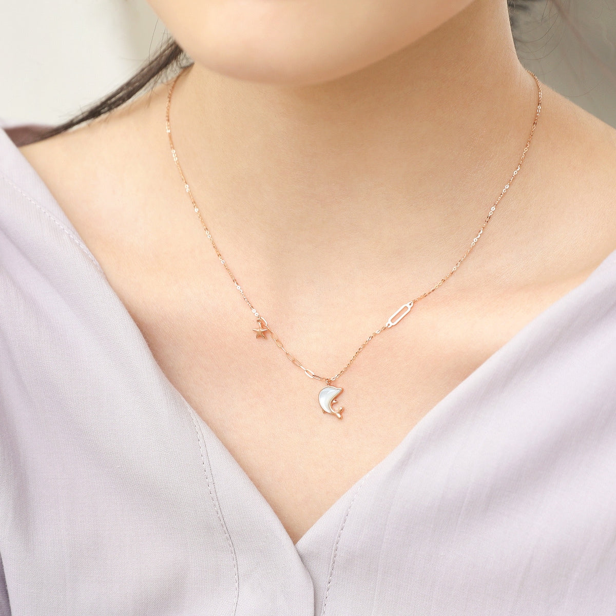18K Rose Gold Necklace