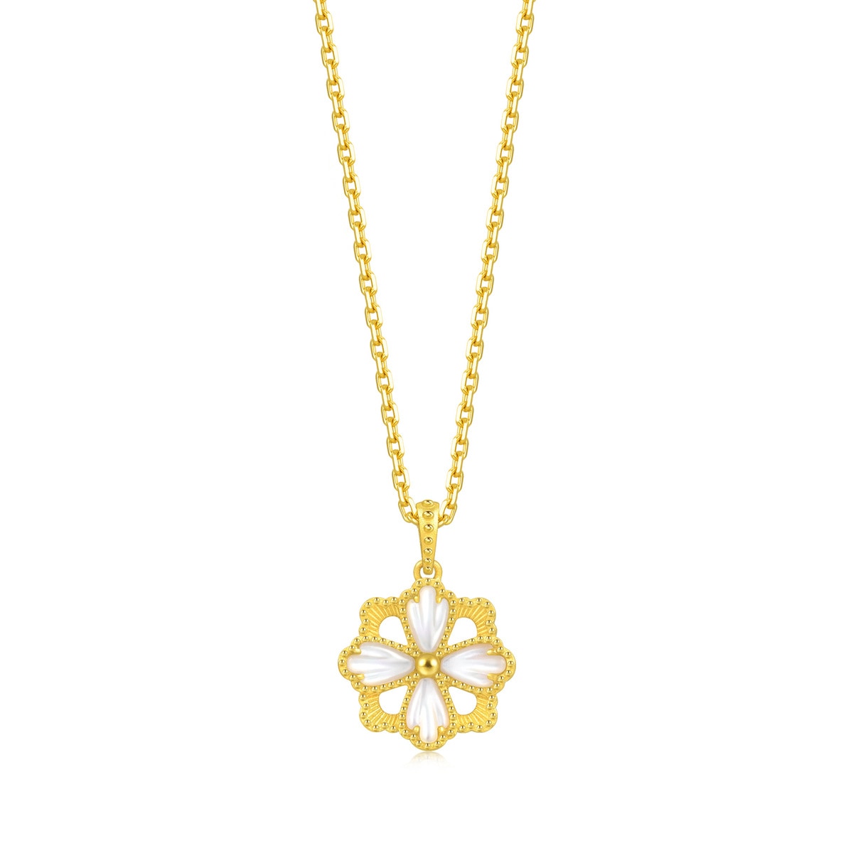 Blossom' 999.9 Gold Pendant