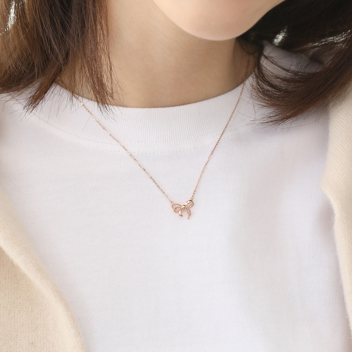 18K Rose Gold Necklace