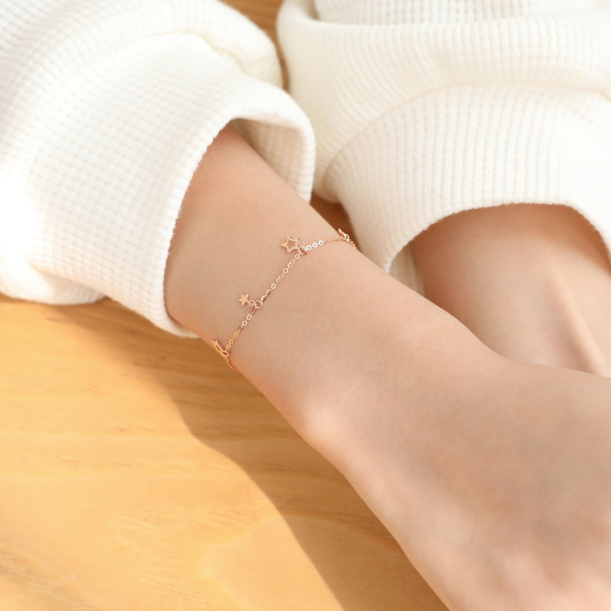 Minty Collection 18K Rose Gold Bracelet