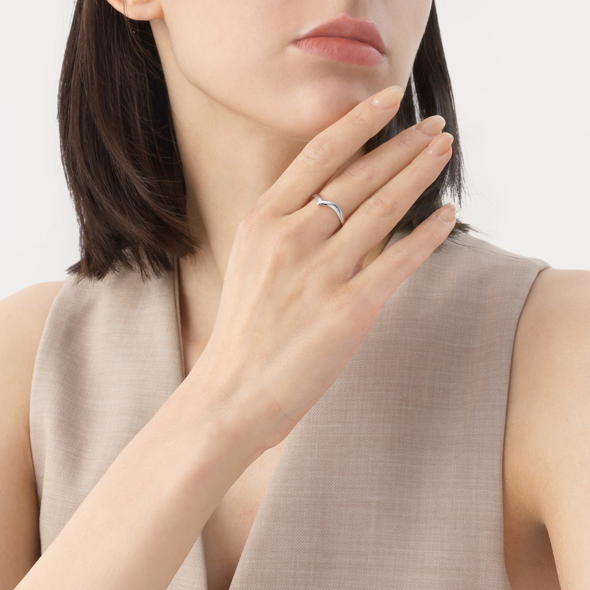 Majesty' 18K White Gold Ring