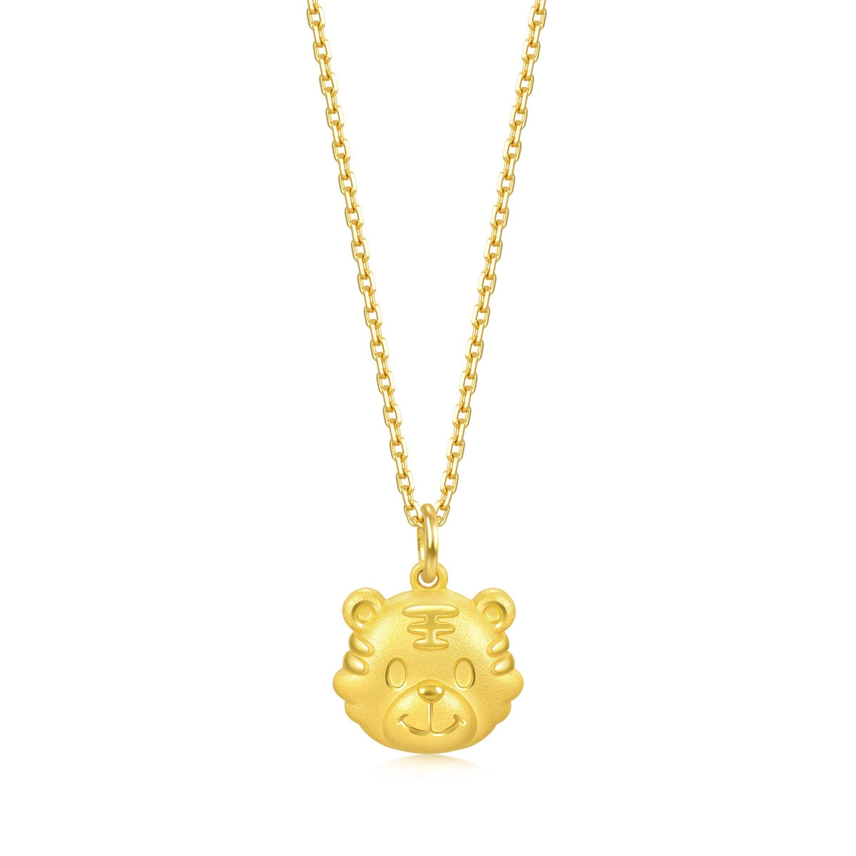 999.9 Gold tiger Pendant
