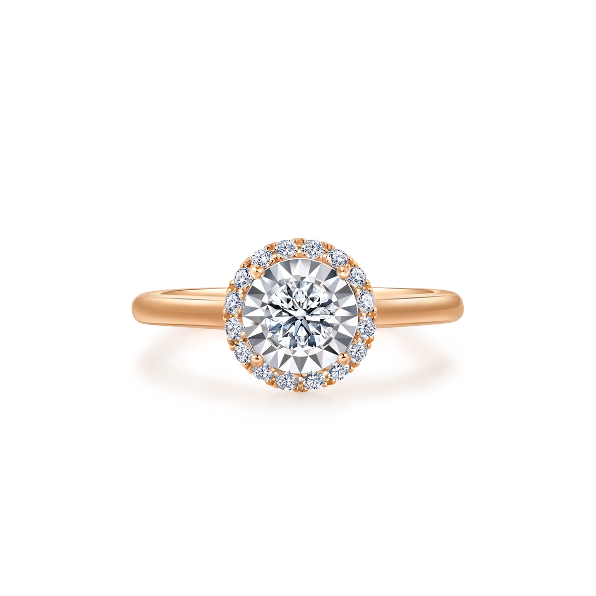 Fantasy' 18K White & Red Gold Diamond Ring