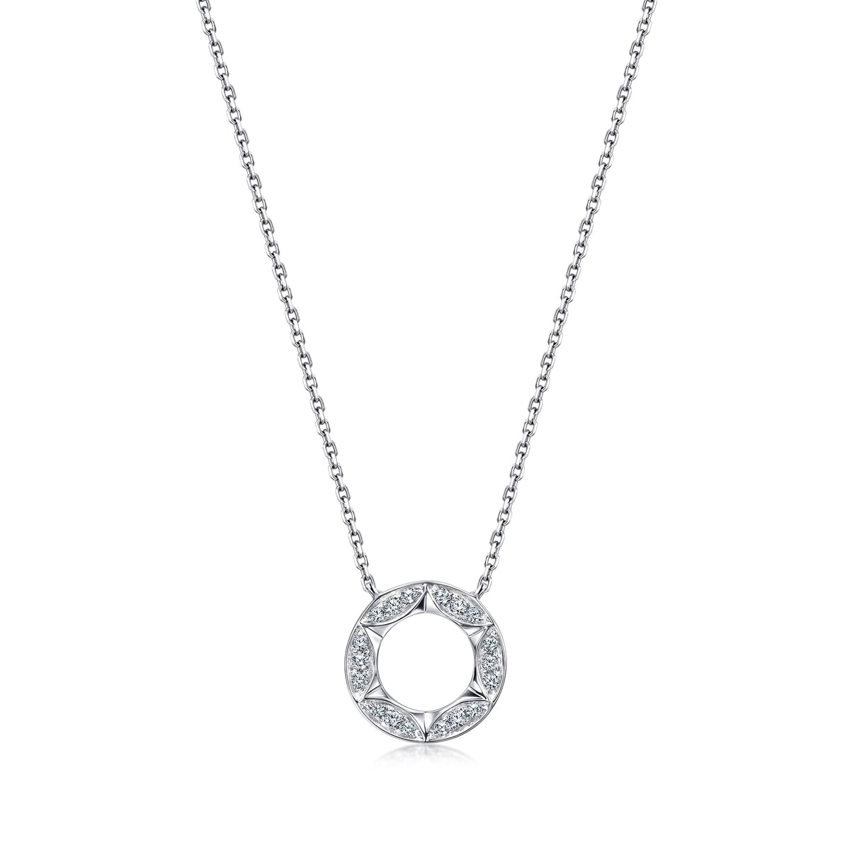 18K/750 Gold (White) Diamond Necklace
