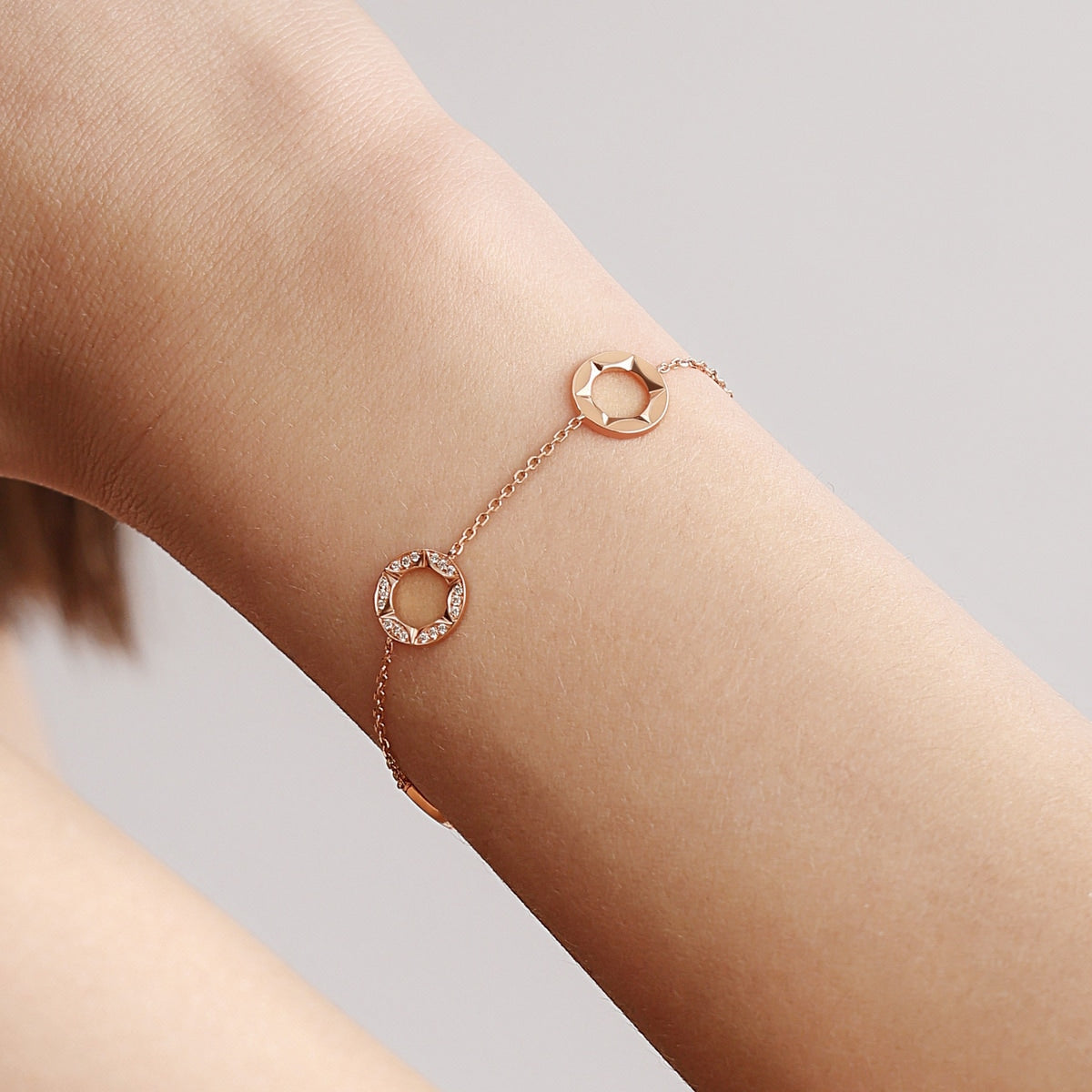 Timeless' 18K Rose Gold Diamond Bracelet