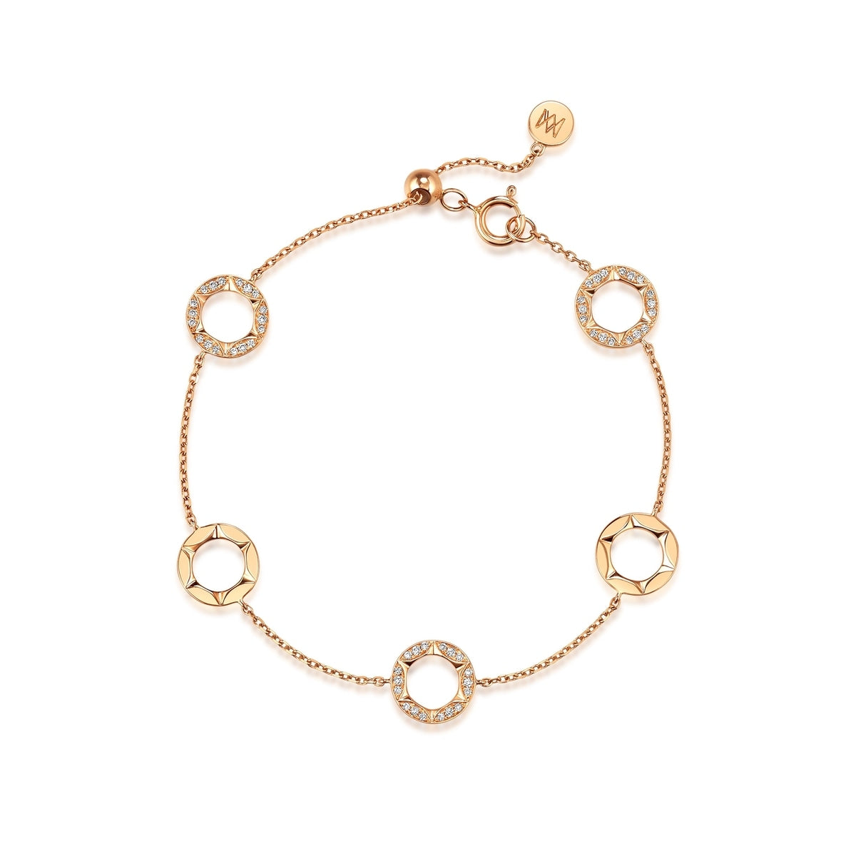 Timeless' 18K Rose Gold Diamond Bracelet