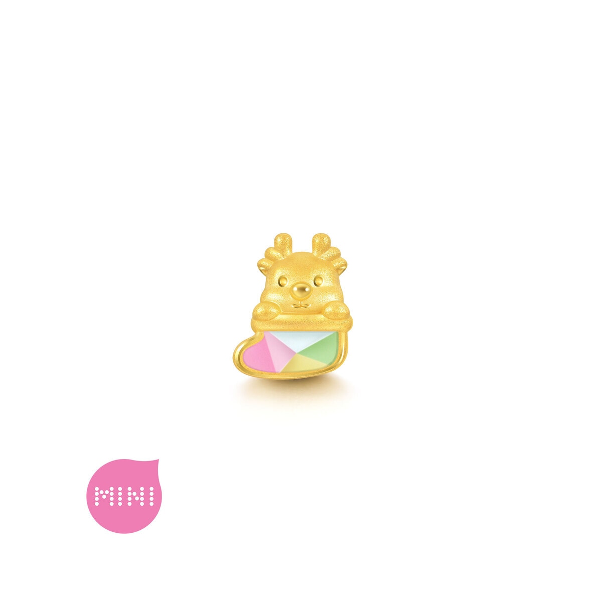 Wonderland' 999 Gold Deer Charm