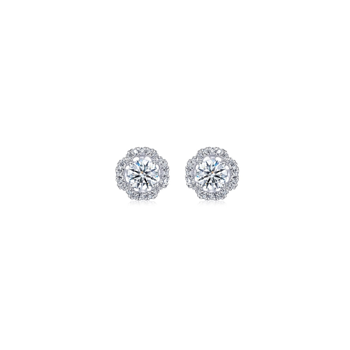 Iconic' 900 Platinum Diamond Earrings