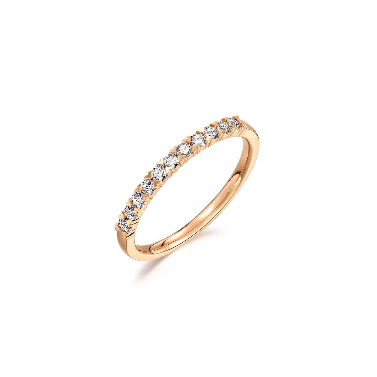 18K/750 Gold (Rose) Diamond Ring