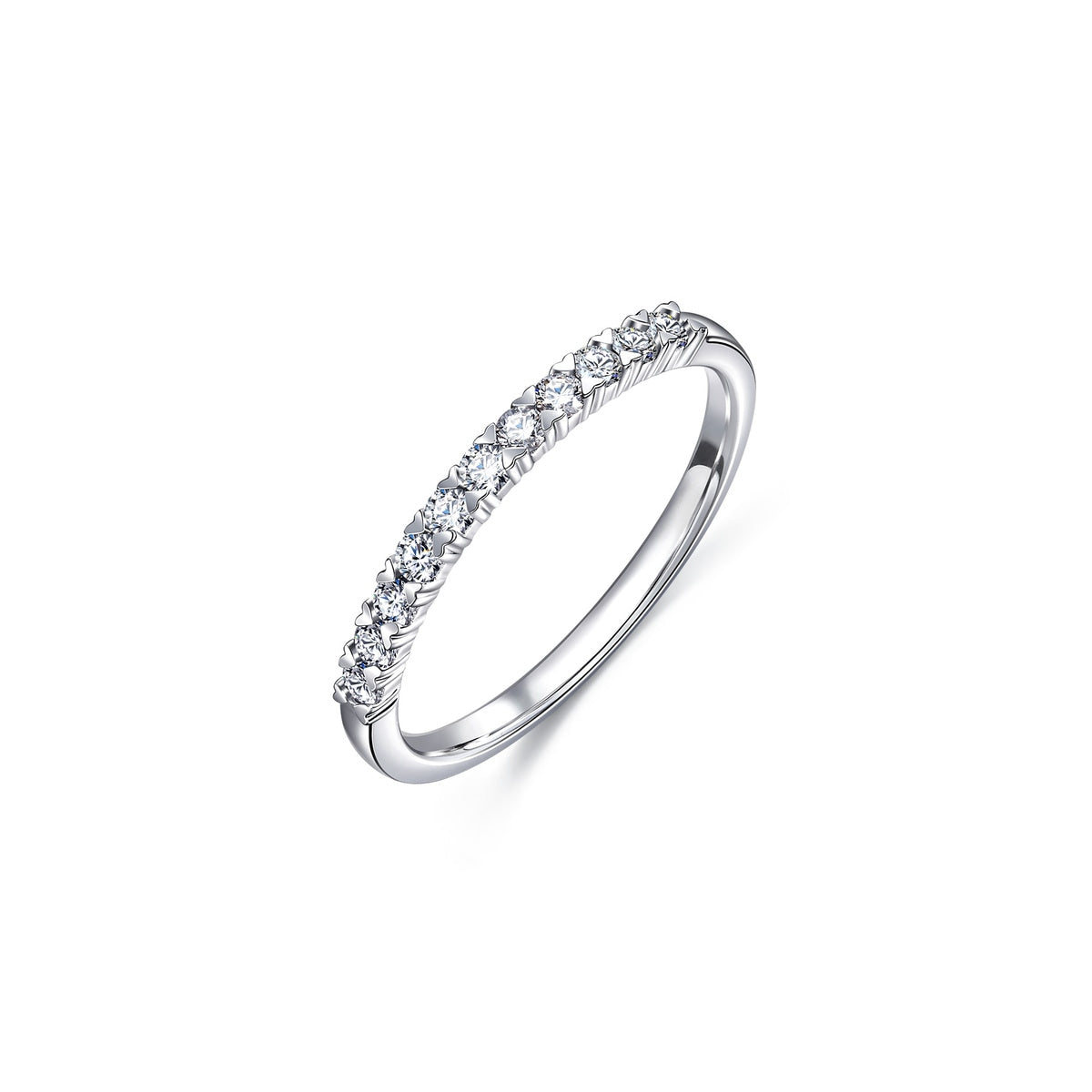 18K White Gold Diamond Ring