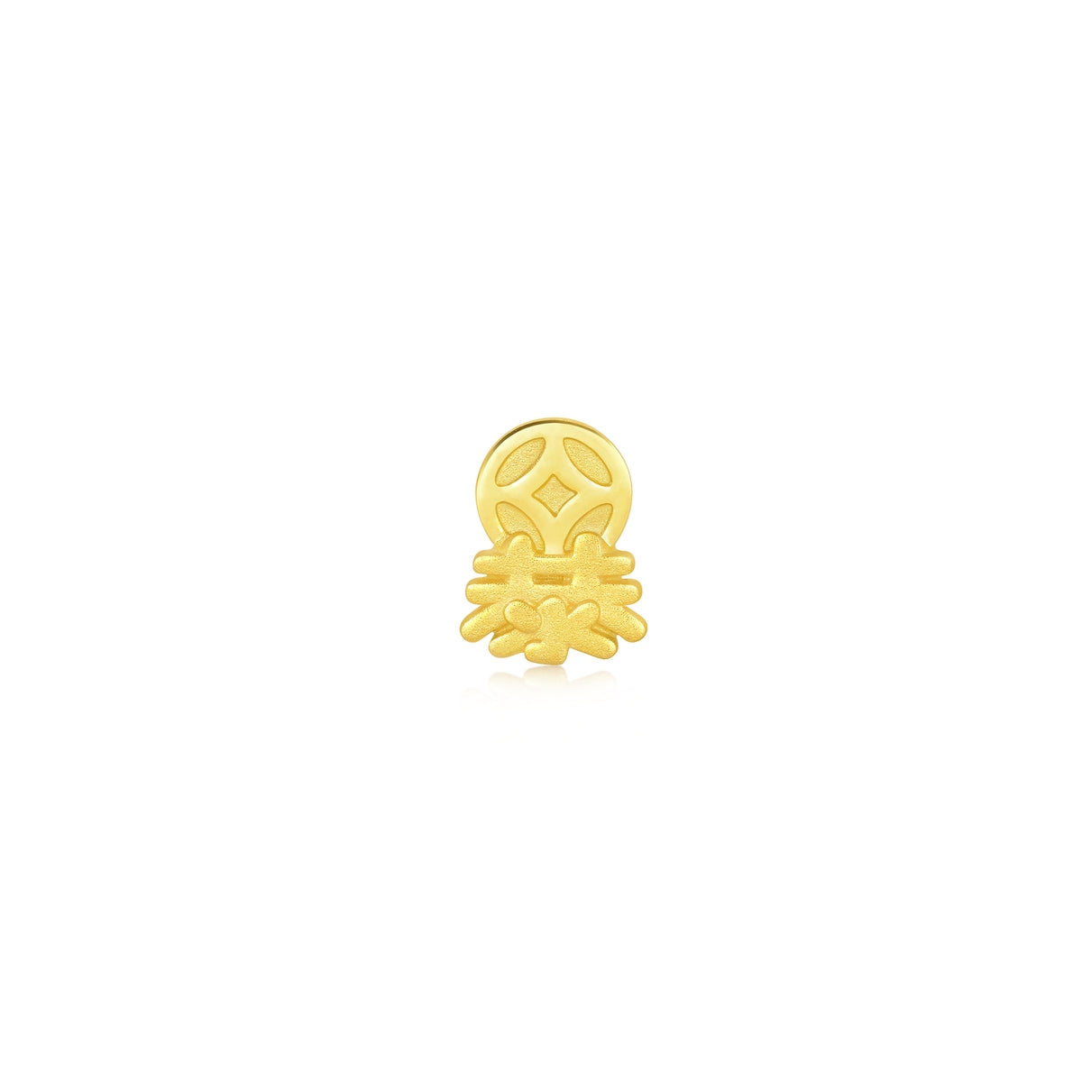 New Year & Chinese Zodiac' 999.9 Gold Single Earring
