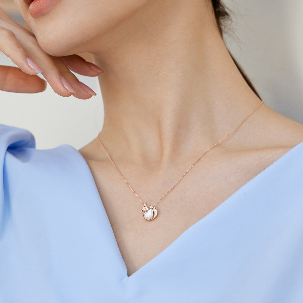 18K Rose Gold Necklace