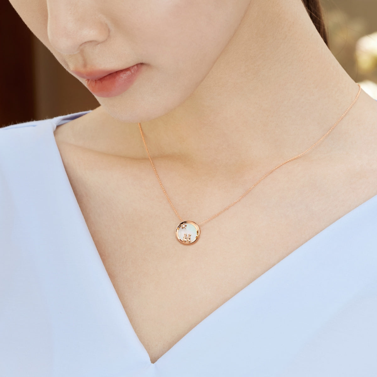 18K Rose Gold Necklace