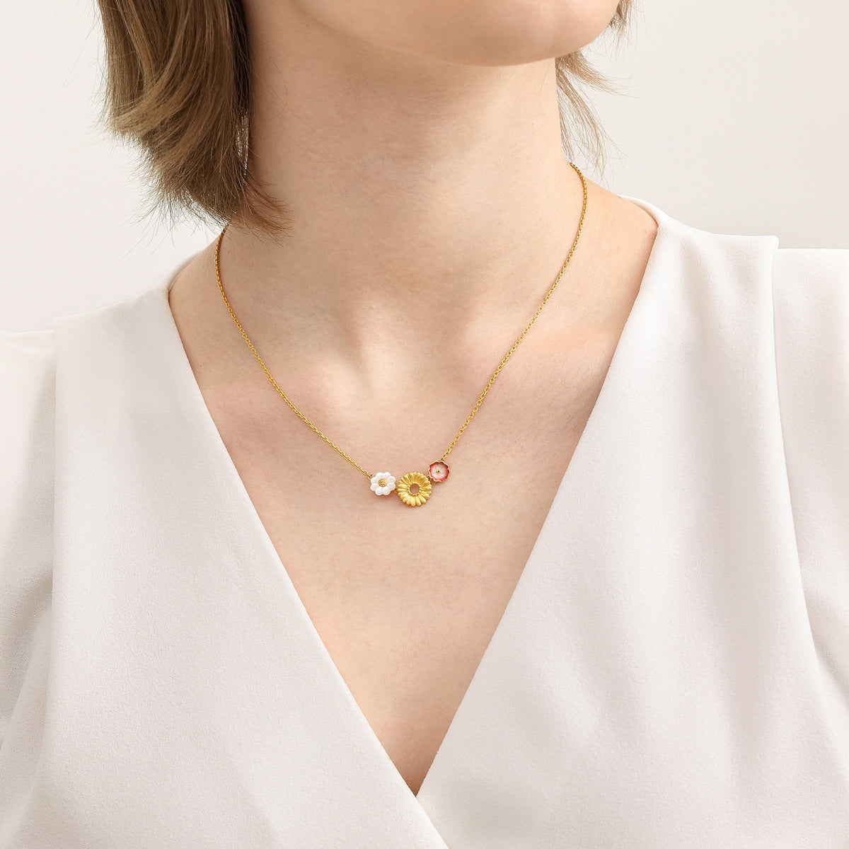 The Art of Nature' 999.9 Gold Necklace