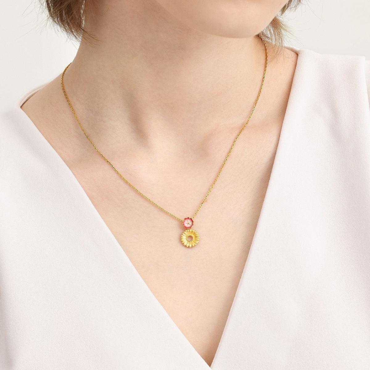 The Art of Nature' 999.9 Gold Pendant