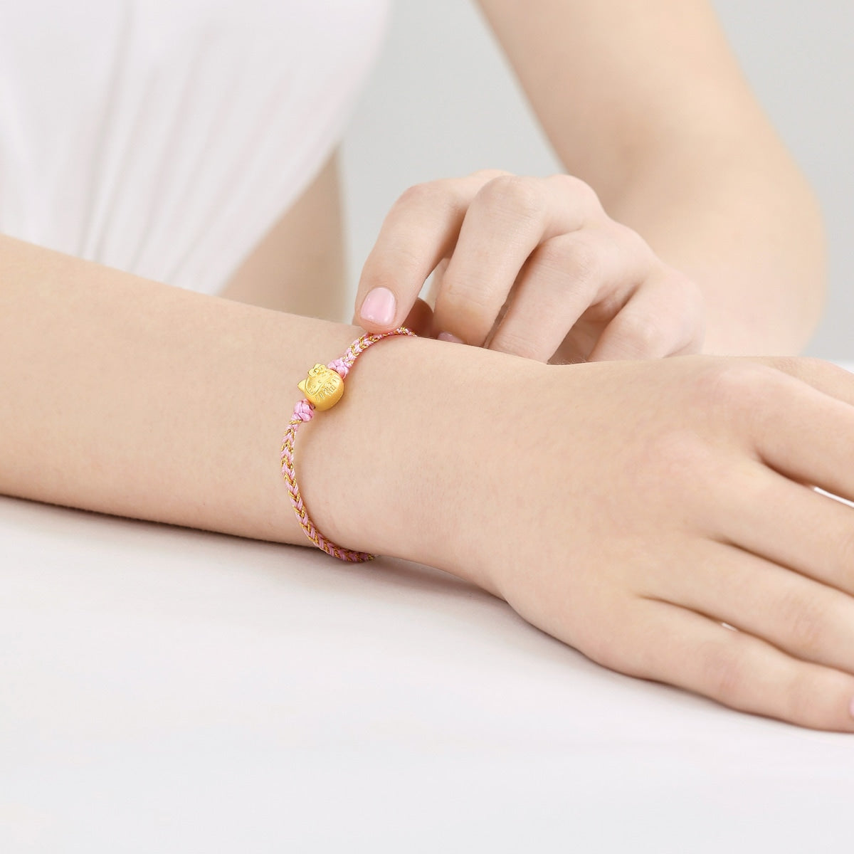 Hello Kitty' 999 Gold Bracelet