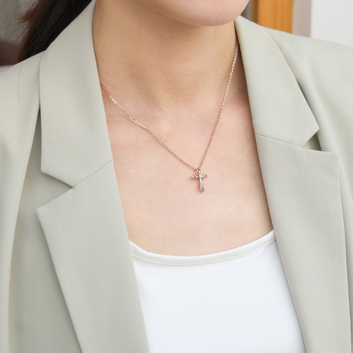 18K Rose Gold Pendant