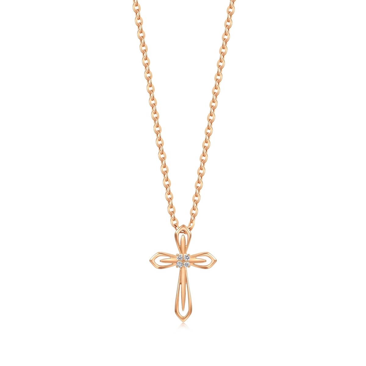 18K Rose Gold Pendant