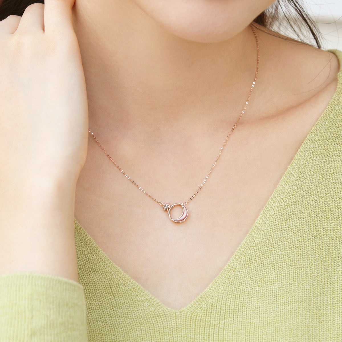 18K Rose Gold Necklace