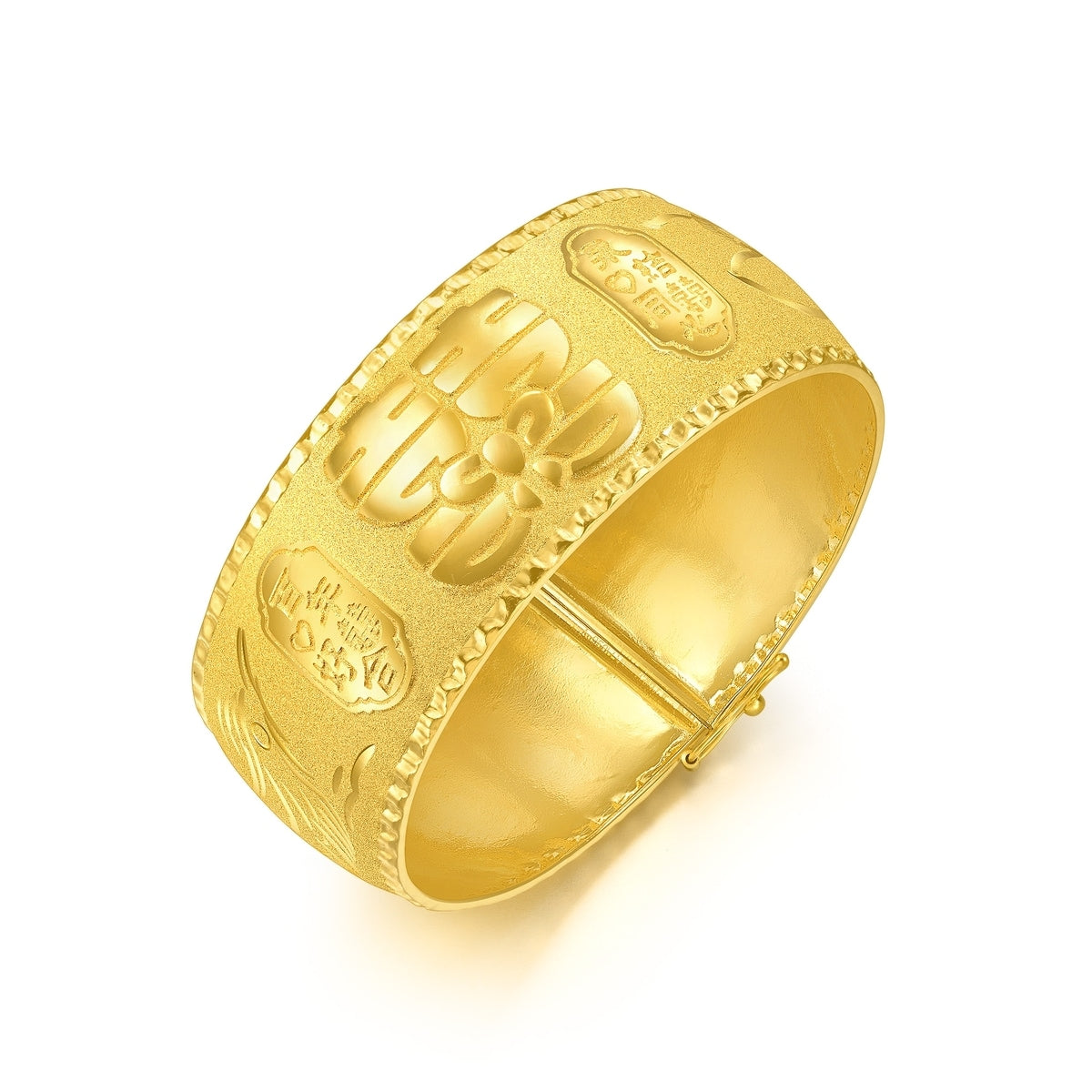 Dragon & Phoenix' 999.9 Gold Bangle