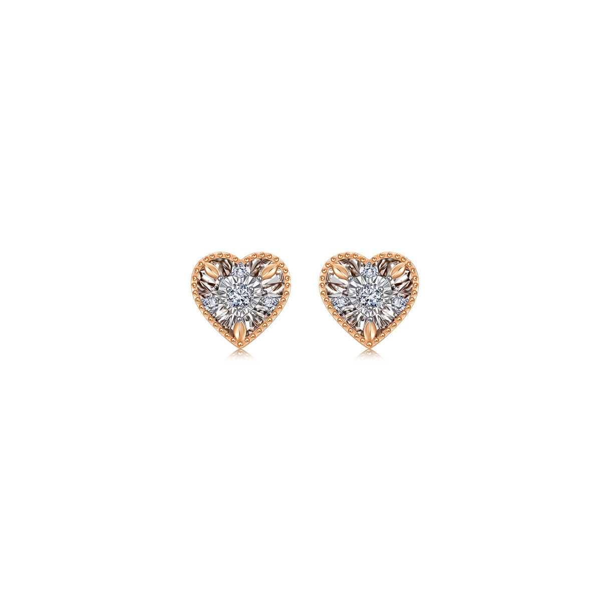 fantasy-white-and-red-gold-diamond-heart-earrings-chow-sang-sang