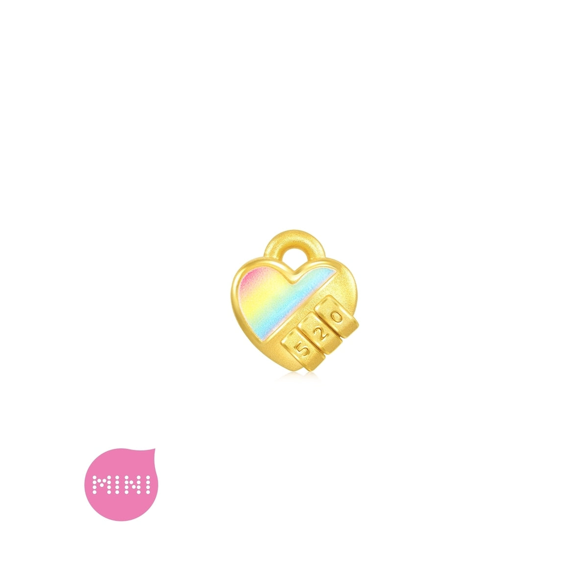 Wonderland' 999 Gold Love Lock Charm