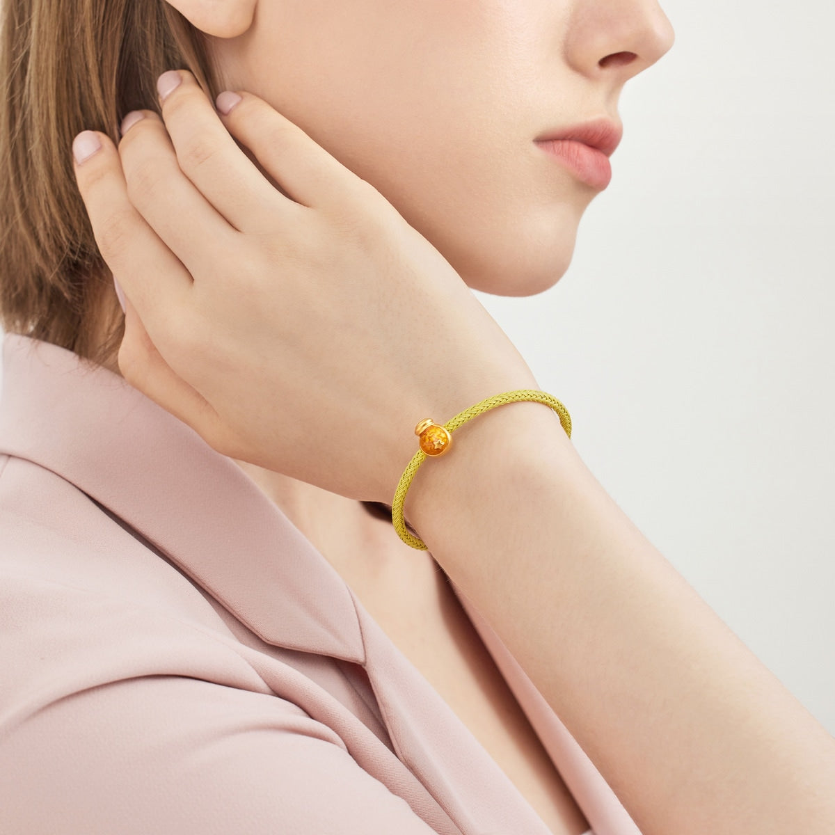 Wonderland' 999 Gold Starlight Wish Jar Charm