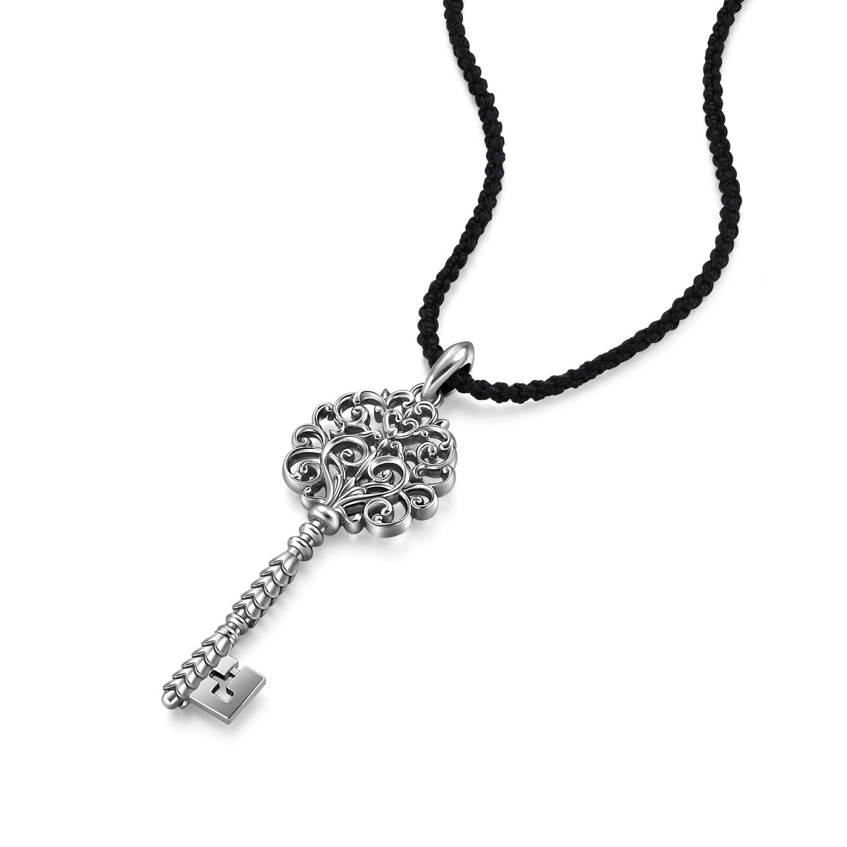 The Art of Romance' Sterling Silver Key Necklace
