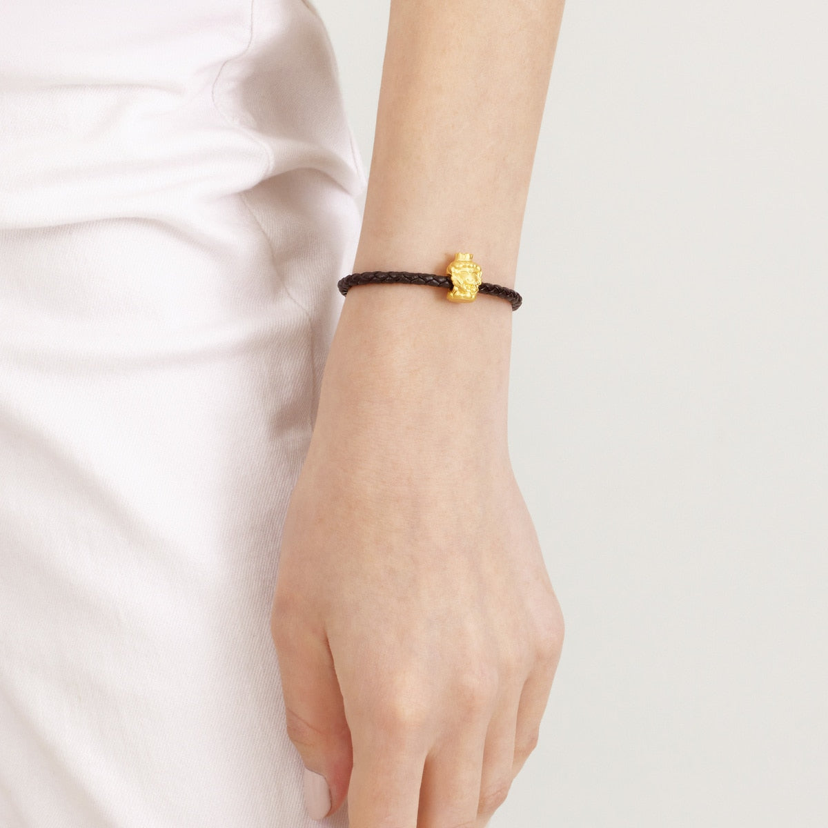 Blessings' 999 Gold Boundless Space Buddha(Ox & Tiger)Charm