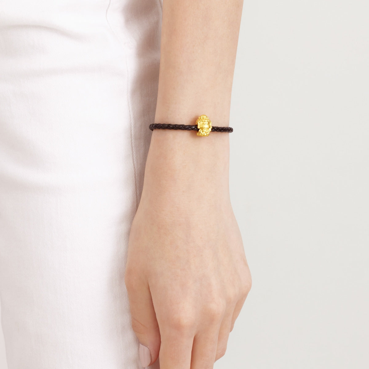 Blessings' 999 Gold Buddha Samantabhadra (Dragon and Snake) Charm