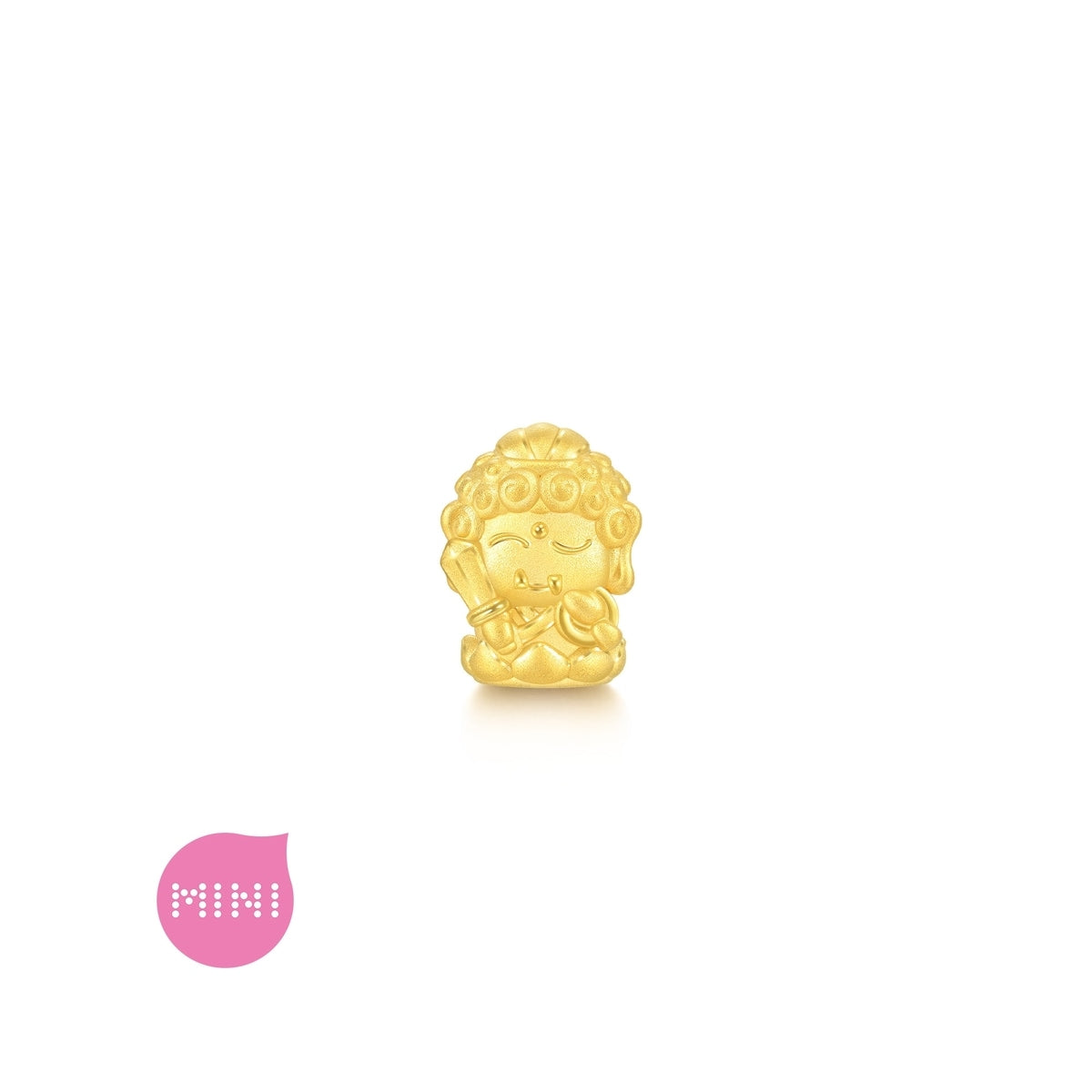 Blessings' 999 Gold Immovable Buddha(Rooster) Charm