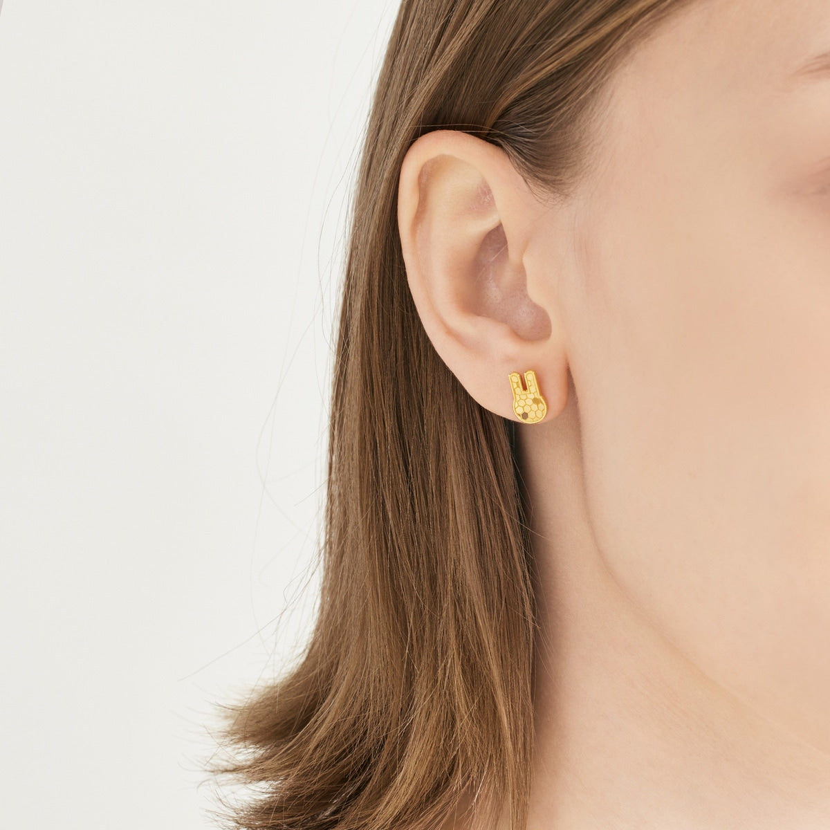 999 Gold Single Earring