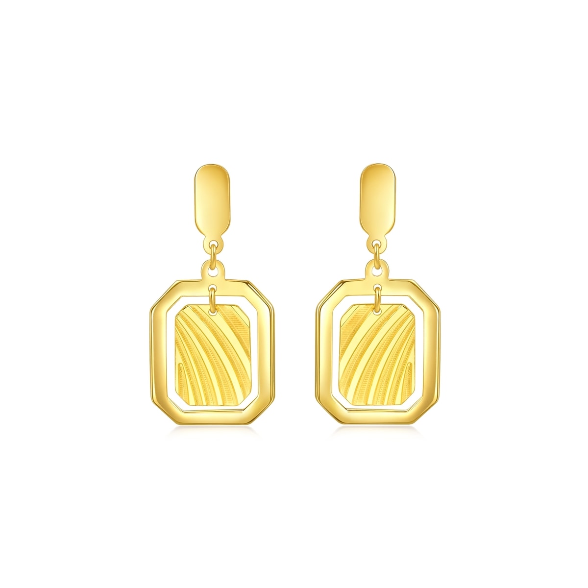999 Gold Earrings