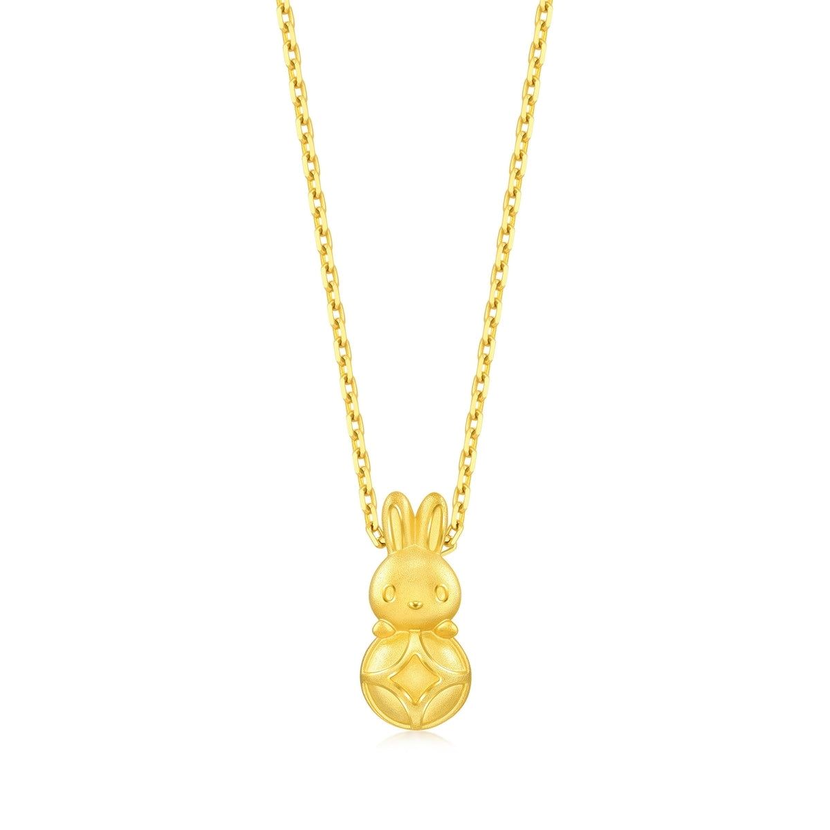 New Year & Chinese Zodiac' 999.9 Gold Rabbit Pendant