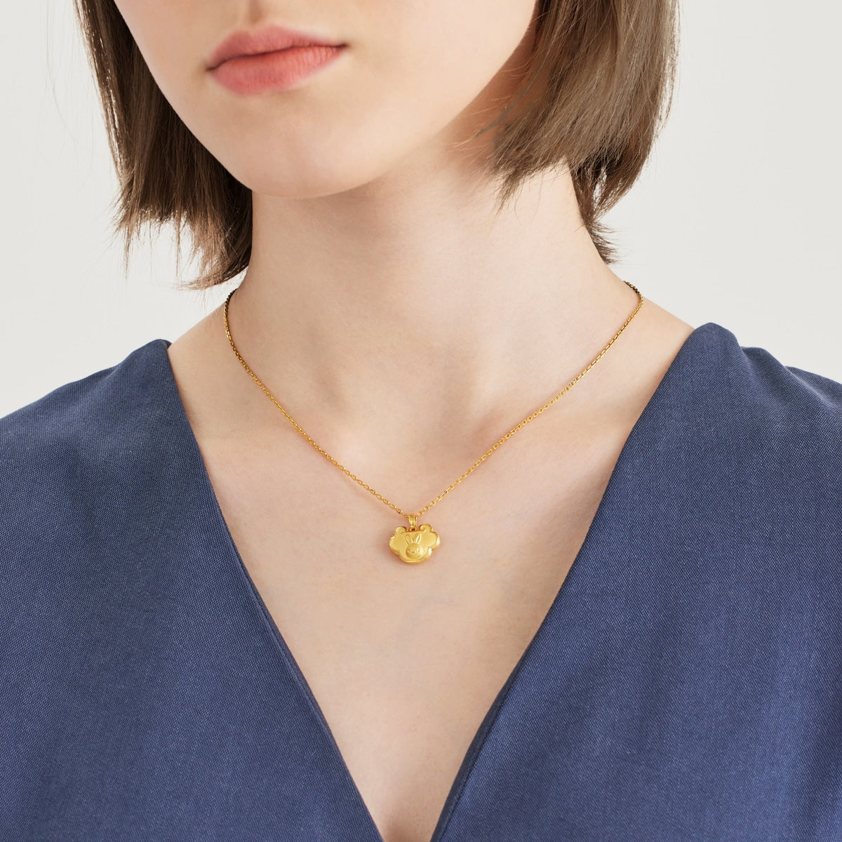 New Born' 999.9 Gold Pendant