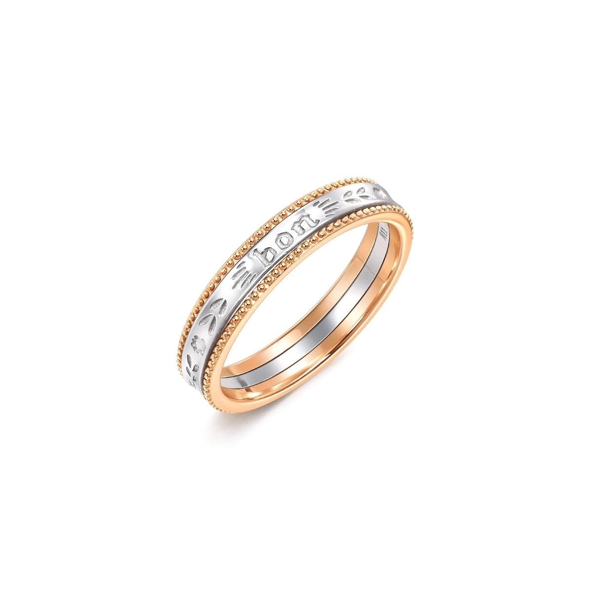 The Art of Romance' 18K Gold & 950 Platinum Ring