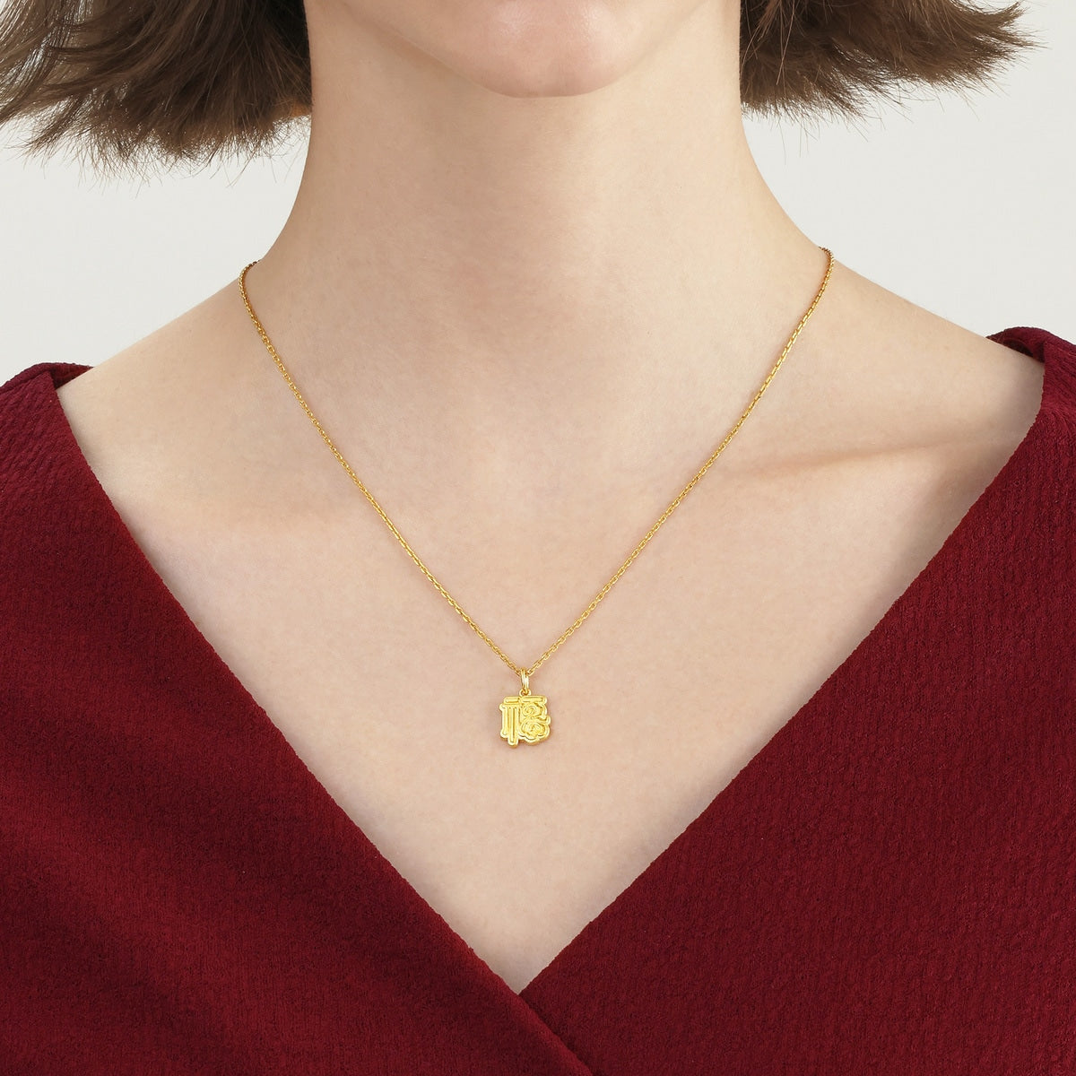 New Year & Chinese Zodiac' 999.9 Gold Pendant