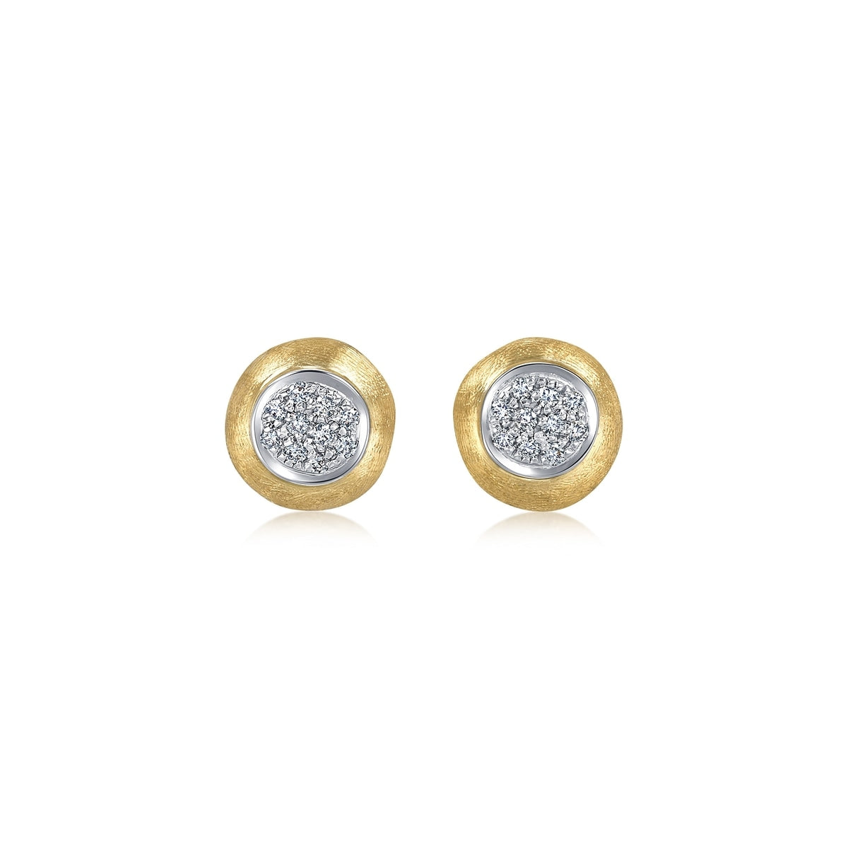 18K/750 Gold (Multi-coloured) Diamond Earrings