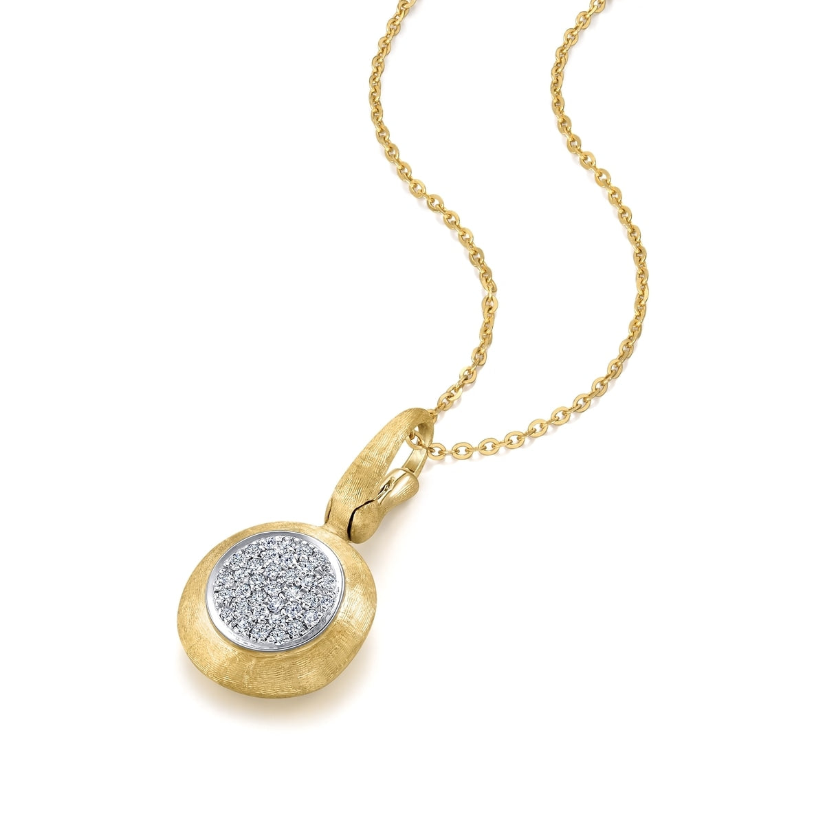 18K/750 Gold (Multi-coloured) Diamond Pendant