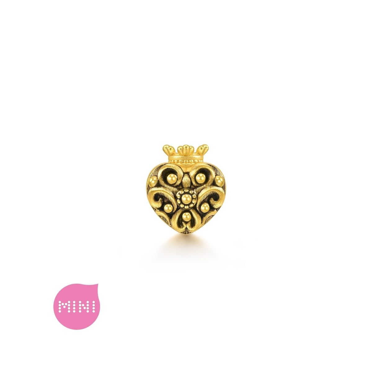 The Art of Romance' 999 Gold Charm