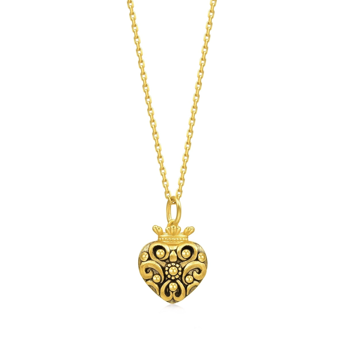 The Art of Romance' 999 Gold Pendant