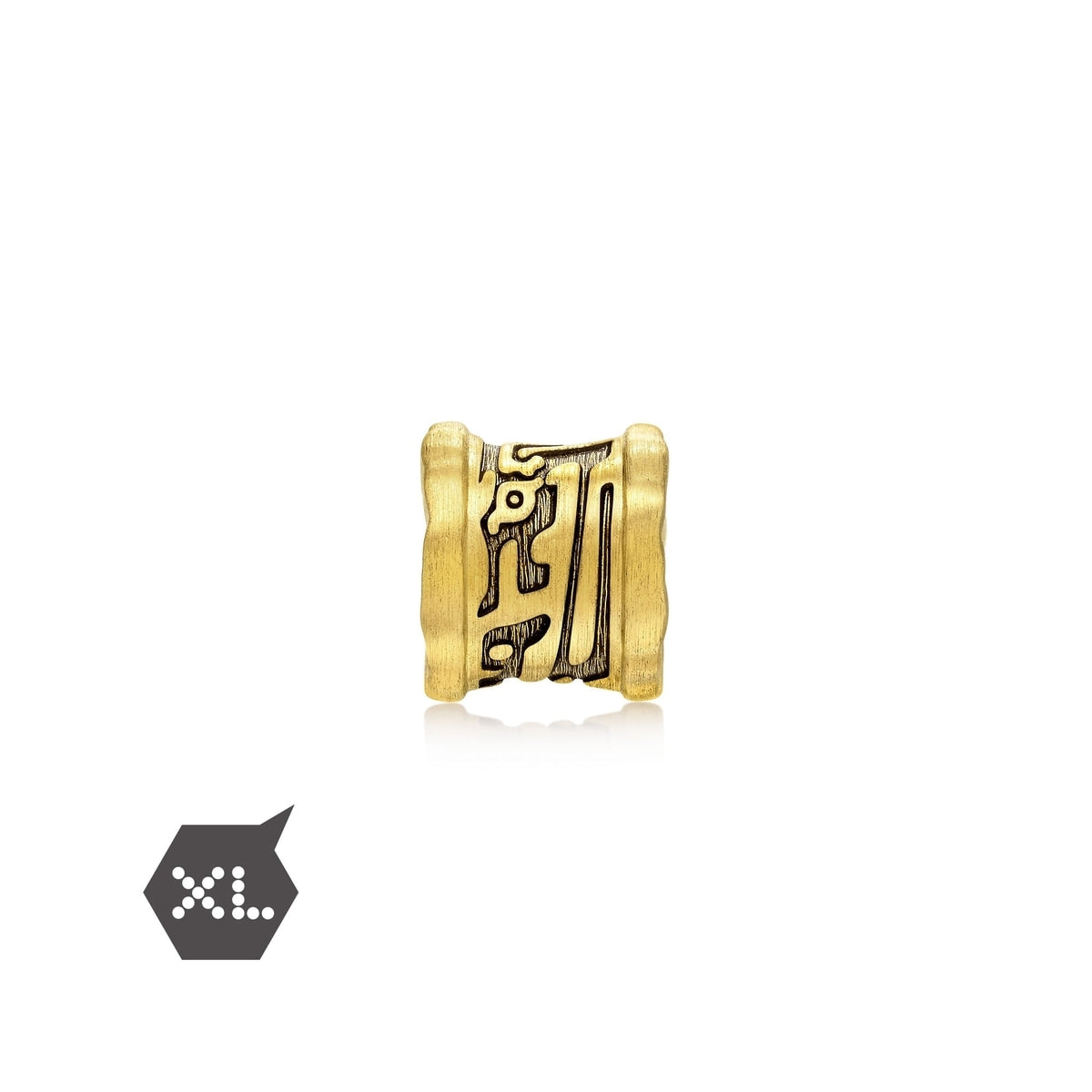 Noir' 999 Gold Dragon Pattern Charm