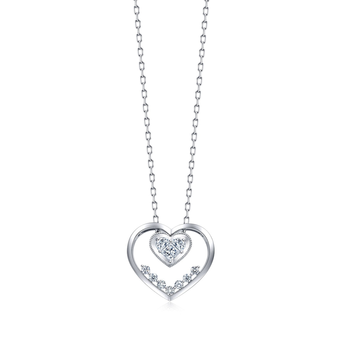 18K/750 Gold (White) Diamond Necklace