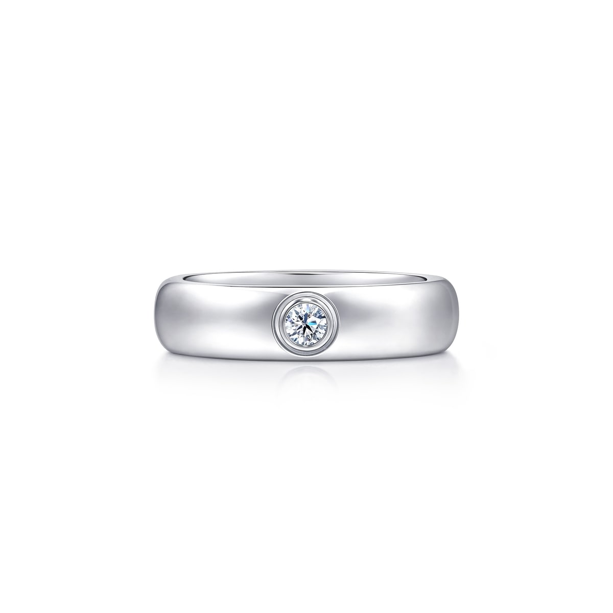 As One' 18K White Gold Diamond Ring