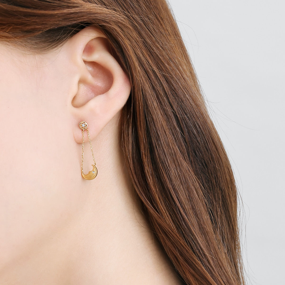 The Art of Nature' 18K Yellow Gold Earrings